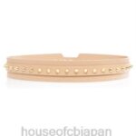 アクセサリー House of CB Moneymaker タン スタッズ付きウエストベルト 0N8J1258