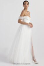 結婚式 House of CB おとぎ話のような白いチュールのブライダルドレス 0N8J1138 - Image 17