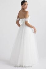 結婚式 House of CB おとぎ話のような白いチュールのブライダルドレス 0N8J1138 - Image 3