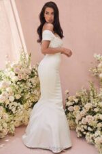 結婚式 House of CB アントワネット アイボリー コルセット オフショルダー ブライダル ドレス - 限定版 0N8J1157 - Image 7