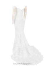 結婚式 House of CB イザベル ホワイトレース長袖ブライダルドレス 0N8J1139 - Image 12