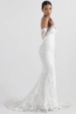 結婚式 House of CB イザベル ホワイトレース長袖ブライダルドレス 0N8J1139 - Image 18