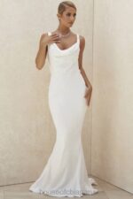 結婚式 House of CB オデット アイボリー バックドレープ ブライダル ドレス - 限定版 0N8J1162 - Image 20