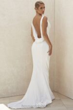 結婚式 House of CB オデット アイボリー バックドレープ ブライダル ドレス - 限定版 0N8J1162 - Image 4
