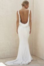 結婚式 House of CB オデット アイボリー バックドレープ ブライダル ドレス - 限定版 0N8J1162 - Image 5