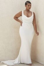 結婚式 House of CB オデット アイボリー バックドレープ ブライダル ドレス - 限定版 0N8J1162 - Image 6