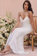 結婚式 House of CB オーレリー アイボリー ドレープバック ブライダルドレス - 限定版 0N8J1158 - Image 2