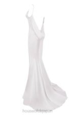 結婚式 House of CB オーレリー アイボリー ドレープバック ブライダルドレス - 限定版 0N8J1158 - Image 4