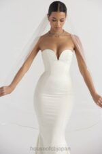 結婚式 House of CB シモーネホワイトのソフトチュールベール 0N8J1144 - Image 12