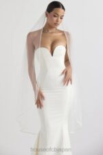 結婚式 House of CB シモーネホワイトのソフトチュールベール 0N8J1144 - Image 14