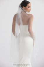 結婚式 House of CB シモーネホワイトのソフトチュールベール 0N8J1144 - Image 6
