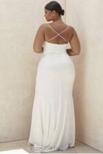 結婚式 House of CB ジジ アイボリー ストラップ付きブライダル ドレス - 限定版 0N8J1163 - Image 4