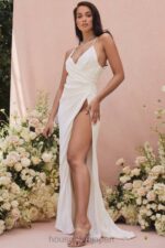 結婚式 House of CB ジジ アイボリー ストラップ付きブライダル ドレス - 限定版 0N8J1163 - Image 8