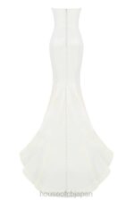 結婚式 House of CB ジゼル アイボリーサテン ストラップレスブライダルドレス 0N8J1140 - Image 14