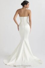 結婚式 House of CB ジゼル アイボリーサテン ストラップレスブライダルドレス 0N8J1140 - Image 21
