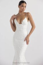 結婚式 House of CB ソリーヌ白いレースのブライダルドレス 0N8J1142 - Image 19
