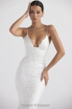 結婚式 House of CB ソリーヌ白いレースのブライダルドレス 0N8J1142 - Image 20