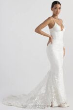 結婚式 House of CB ソリーヌ白いレースのブライダルドレス 0N8J1142 - Image 21