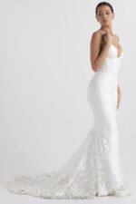 結婚式 House of CB ソリーヌ白いレースのブライダルドレス 0N8J1142 - Image 22