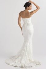 結婚式 House of CB ソリーヌ白いレースのブライダルドレス 0N8J1142 - Image 24
