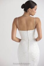 結婚式 House of CB ソリーヌ白いレースのブライダルドレス 0N8J1142 - Image 4