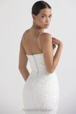 結婚式 House of CB ソリーヌ白いレースのブライダルドレス 0N8J1142 - Image 5