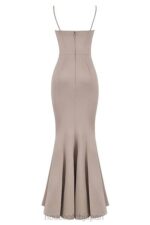 結婚式 House of CB バイオレットマッシュルーム サテン フィッシュテールドレス 0N8J1149 - Image 10