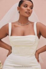結婚式 House of CB フランソワーズ アイボリー バルコネット コルセット ブライダル ドレス - 限定版 0N8J1161 - Image 2
