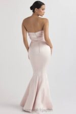 結婚式 House of CB フルール ブラッシュ サテン ストラップレス ガウン 0N8J1146 - Image 11