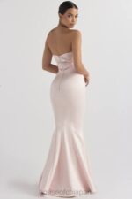 結婚式 House of CB フルール ブラッシュ サテン ストラップレス ガウン 0N8J1146 - Image 10