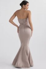 結婚式 House of CB フルール マッシュルーム サテン ストラップレス ガウン 0N8J1148 - Image 7