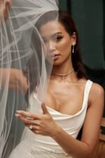 結婚式 House of CB レオーネ ホワイト ウルトラロング ソフト チュール ベール 0N8J1145 - Image 5