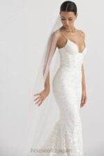 結婚式 House of CB レオーネ ホワイト ウルトラロング ソフト チュール ベール 0N8J1145 - Image 8