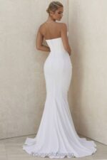 結婚式 House of CB esmee アイボリー ドレープ ストラップレス ブライダル ドレス - 限定版 0N8J1155 - Image 3