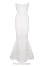 結婚式 House of CB ines アイボリー ストラップレス コルセット ブライダル ドレス - 限定版 0N8J1156 - Image 5