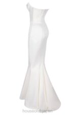 結婚式 House of CB ines アイボリー ストラップレス コルセット ブライダル ドレス - 限定版 0N8J1156 - Image 6