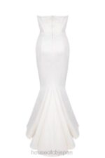 結婚式 House of CB ines アイボリー ストラップレス コルセット ブライダル ドレス - 限定版 0N8J1156 - Image 7
