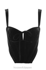衣類 House of CB aayla ブラックベルベットカップコルセットトップ 0N8J99 - Image 12