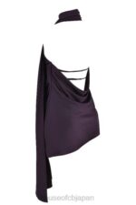 衣類 House of CB aida ナイトシェード アシンメトリー ラップネック ドレス 0N8J396 - Image 6