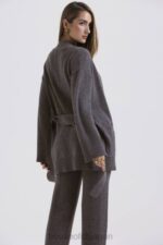 衣類 House of CB alaia チャコール カシミア ブレンド ベルテッド カーディガン 0N8J652 - Image 11