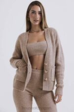 衣類 House of CB alara barley チャンキーナチュラルウールカーディガン 0N8J648 - Image 14