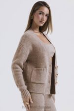 衣類 House of CB alara barley チャンキーナチュラルウールカーディガン 0N8J648 - Image 15