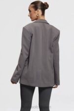 衣類 House of CB aline ダークグレー オーバーサイズ ブレザー 0N8J1040 - Image 5