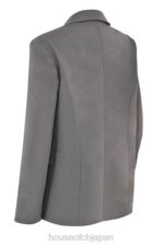 衣類 House of CB aline ダークグレー オーバーサイズ ブレザー 0N8J1040 - Image 7