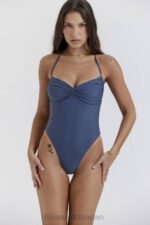 衣類 House of CB aruba ディープブルー ギャザー水着 0N8J1188 - Image 3