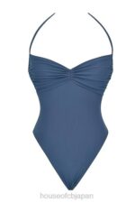 衣類 House of CB aruba ディープブルー ギャザー水着 0N8J1188 - Image 6