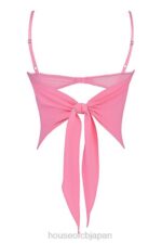 衣類 House of CB aurelia フレンチピンクのハンカチヘムトップ 0N8J670 - Image 6
