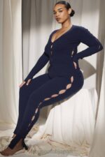 衣類 House of CB Bebe ネイビー リブニット パンツ 0N8J952 - Image 14