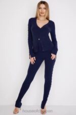 衣類 House of CB Bebe ネイビー リブニット パンツ 0N8J952 - Image 7