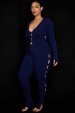 衣類 House of CB Bebe ネイビー リブニット パンツ 0N8J952 - Image 10